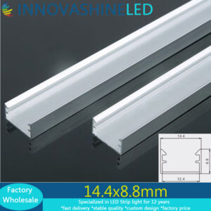 14.4x8.8mm led aluminum channel system diffuser