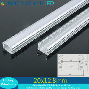 20x12.8mm led strip aluminum profile
